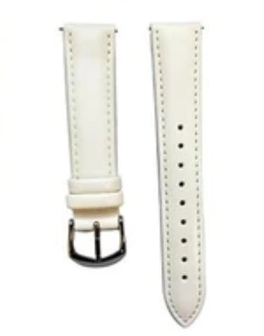 White replacement strap for LUNIVA CARE USA activity tracker with step counter fitness band