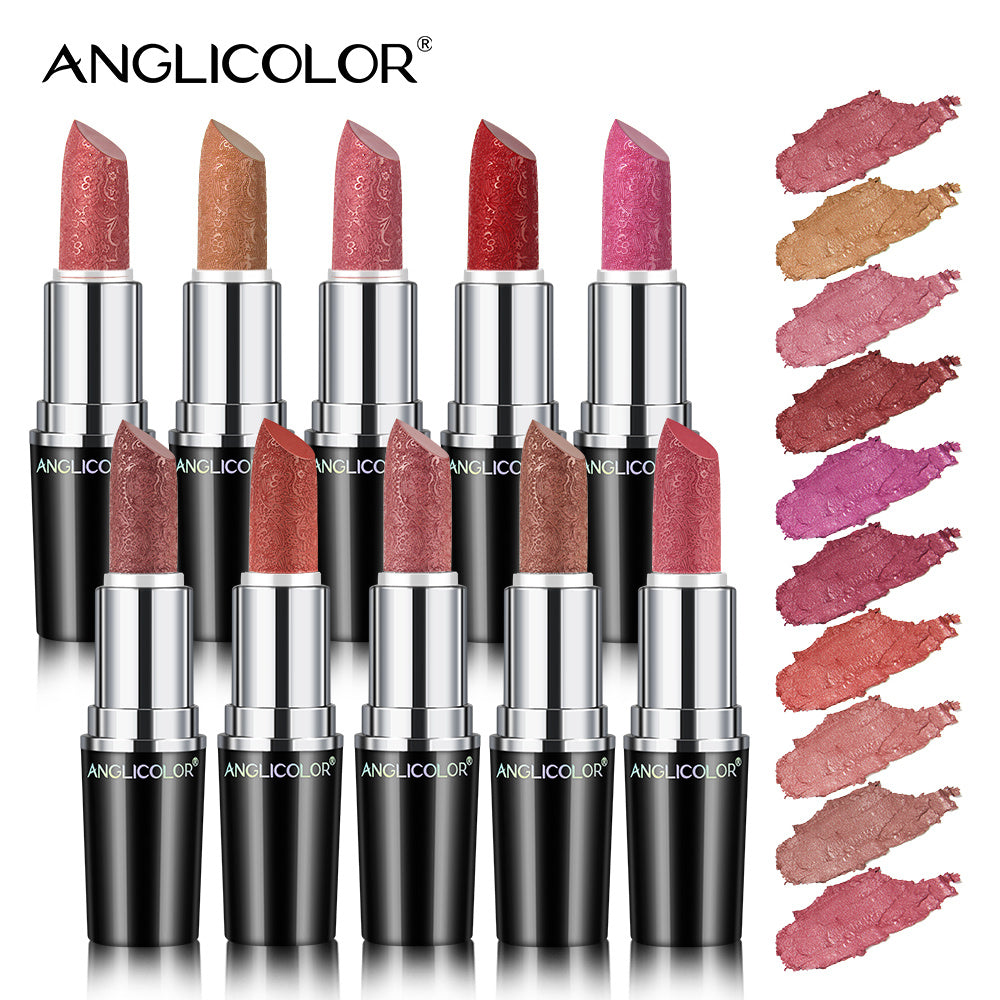 LUNIVA CARE USA smudge-proof lipstick for women in various shades with silver and black tubes