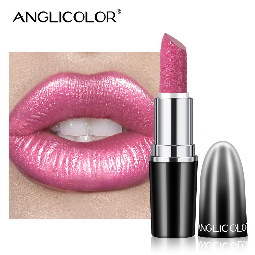LUNIVA CARE USA smudge-proof lipstick for women in shiny pink with vegan, long-lasting formula