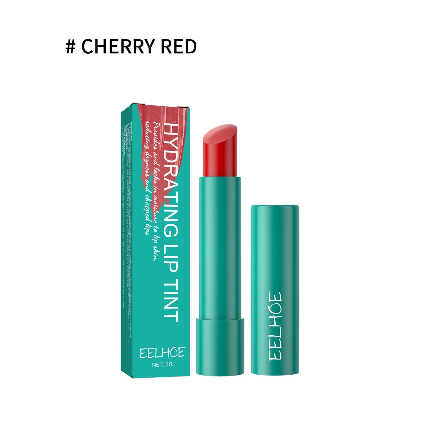 LUNIVA CARE USA Cherry Red hydrating lip gloss moisturizing lip gloss reduces lines with vibrant color