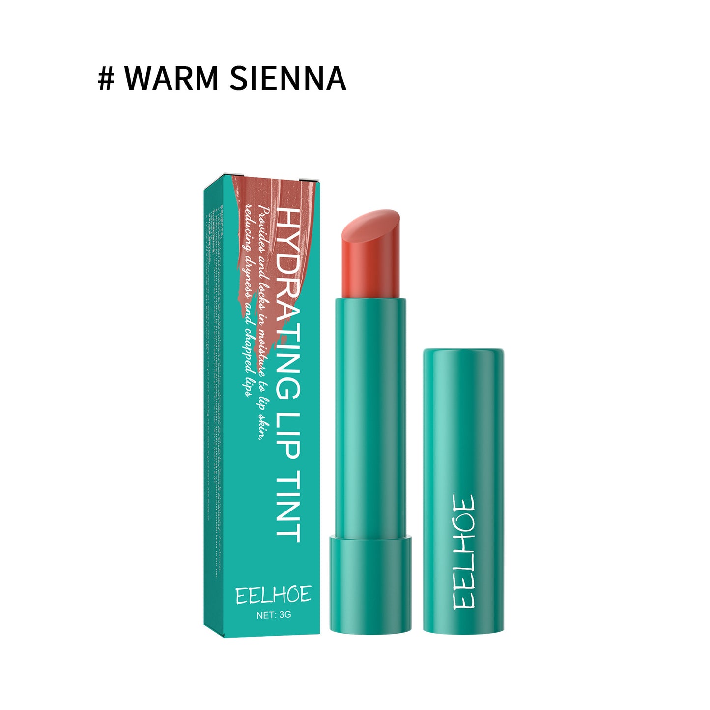 LUNIVA CARE USA moisturizing lip gloss reduces lines in warm sienna shade with hydrating lip tint