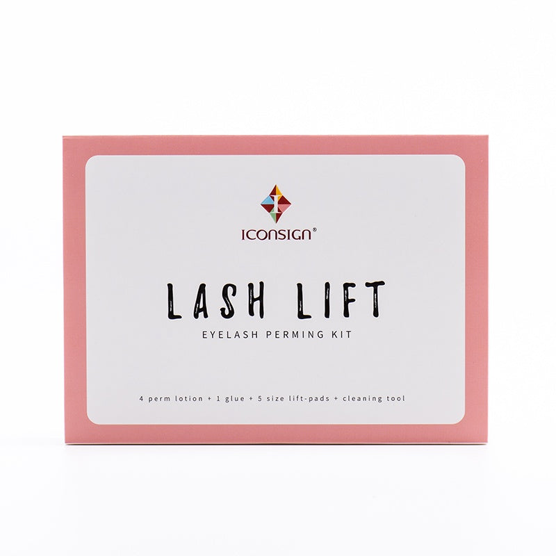 LUNIVA CARE USA professional eyelash lifting set in pink and white box for lash perming