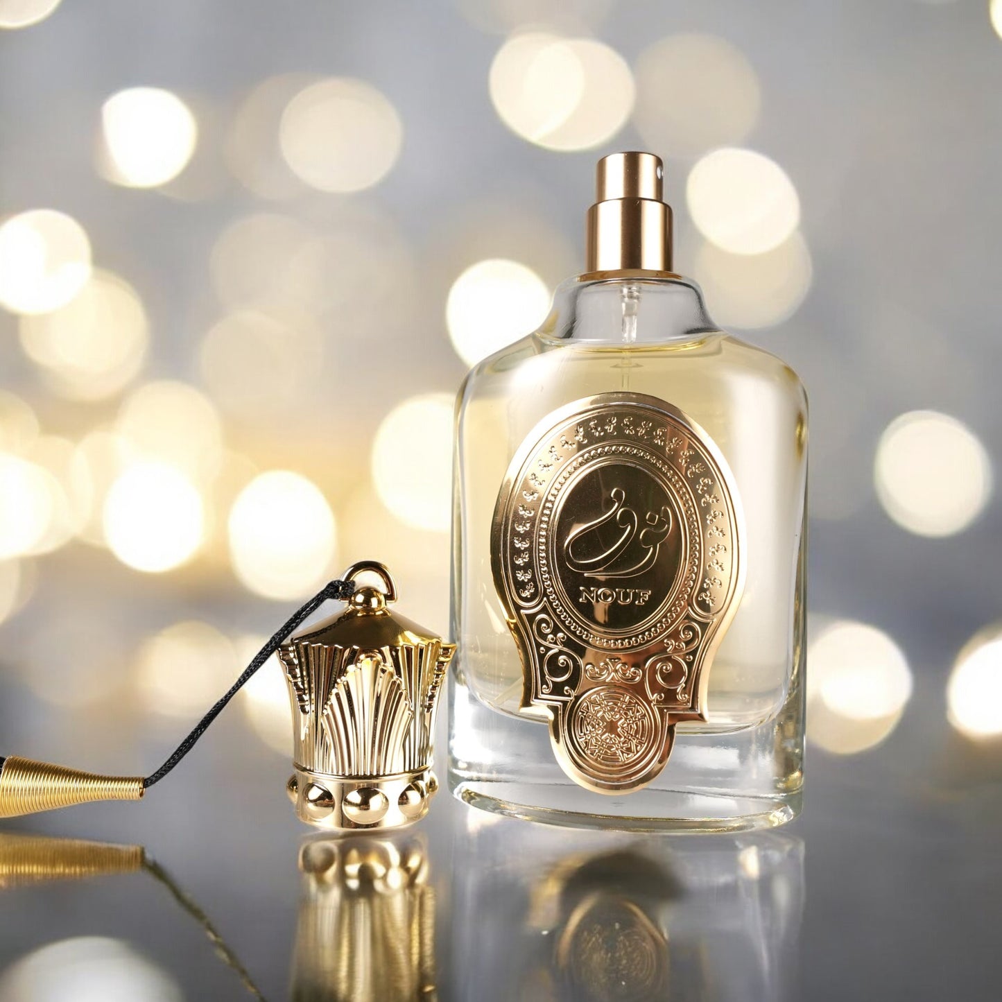 LUNIVA CARE USA long-lasting niche perfume bottle with gold accents luxury fragrance for women
