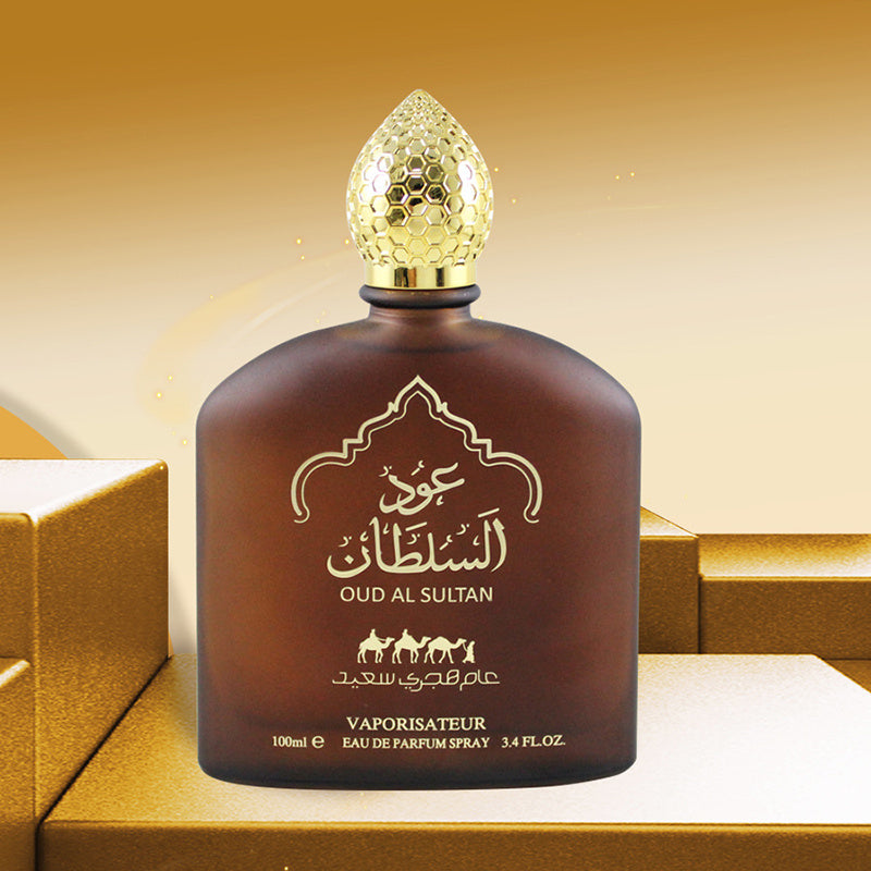 LUNIVA CARE USA Arabic fragrance for daily wear Oud Al Sultan unisex perfume bottle with gold cap