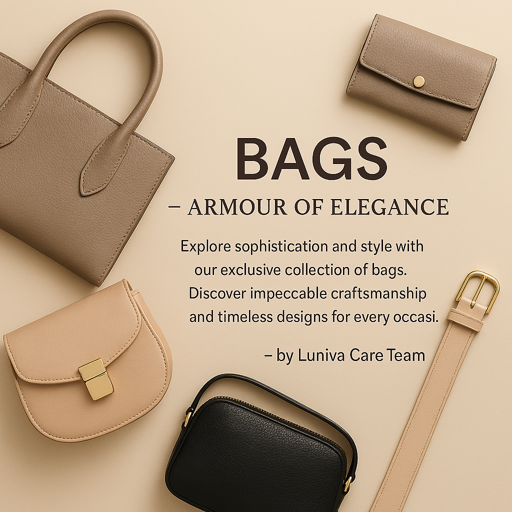 Luxury everyday bags for women including structured and soft designs in beige, black, and taupe colors