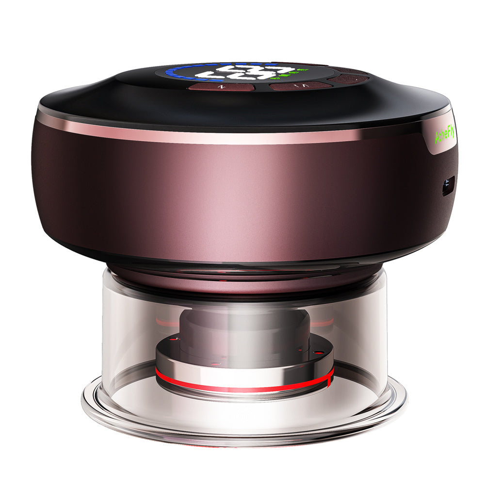 LUNIVA CARE USA rechargeable facial therapy tool with sleek design and digital control panel
