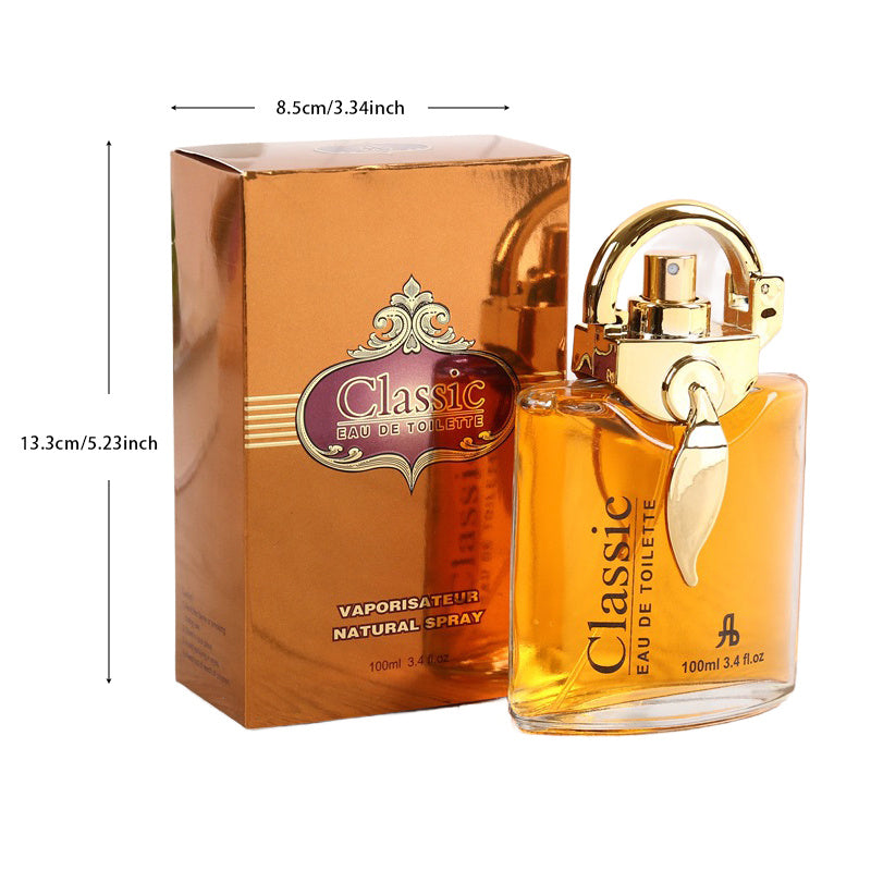 LUNIVA CARE USA luxury niche perfume for women Classic Eau de Toilette in a gold bottle with matching box