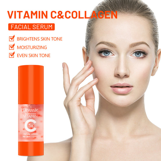 LUNIVA CARE USA anti-aging serum with collagen and hyaluronic acid brightens and moisturizes skin
