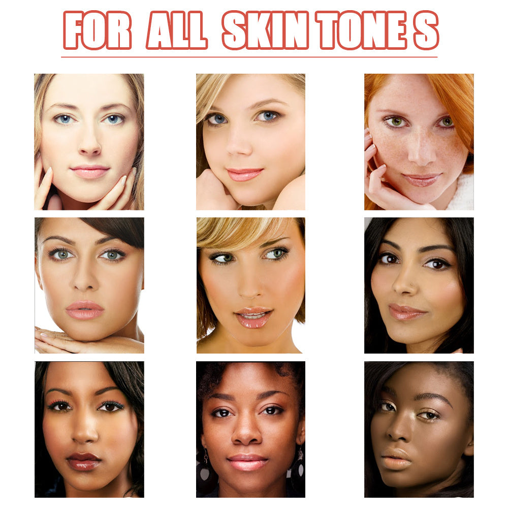 LUNIVA CARE USA hydrating bb cream for dry skin suitable for all skin tones shown on diverse faces