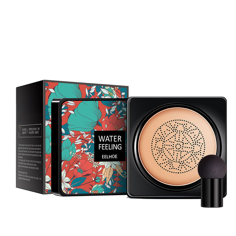 LUNIVA CARE USA hydrating bb cream for dry skin in floral compact packaging with applicator sponge