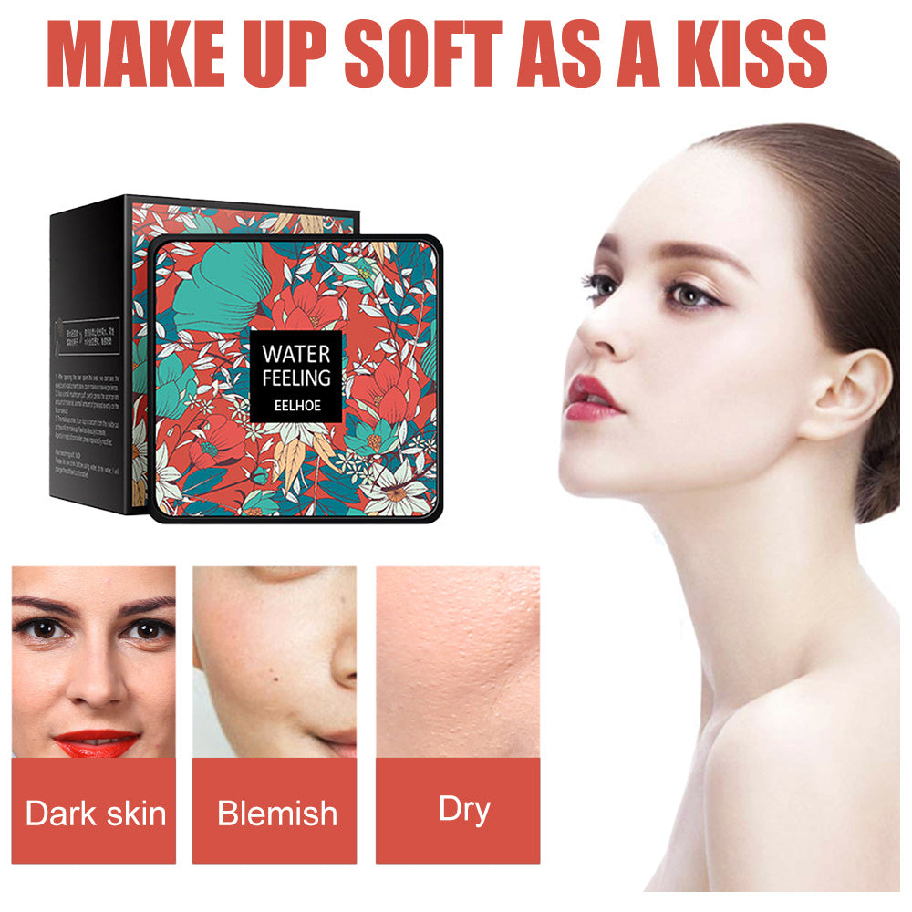 LUNIVA CARE USA hydrating bb cream for dry skin with floral packaging and model showing smooth complexion