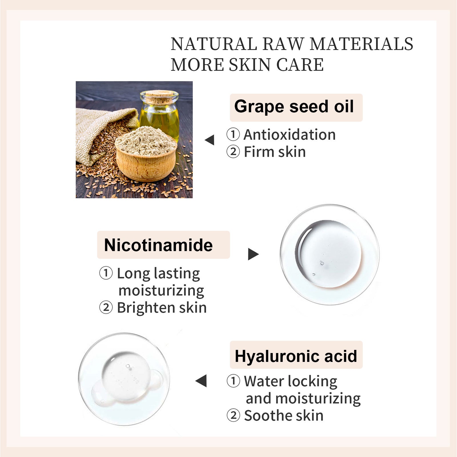 LUNIVA CARE USA long-lasting makeup base for glowing skin with natural ingredients like grape seed oil and hyaluronic acid