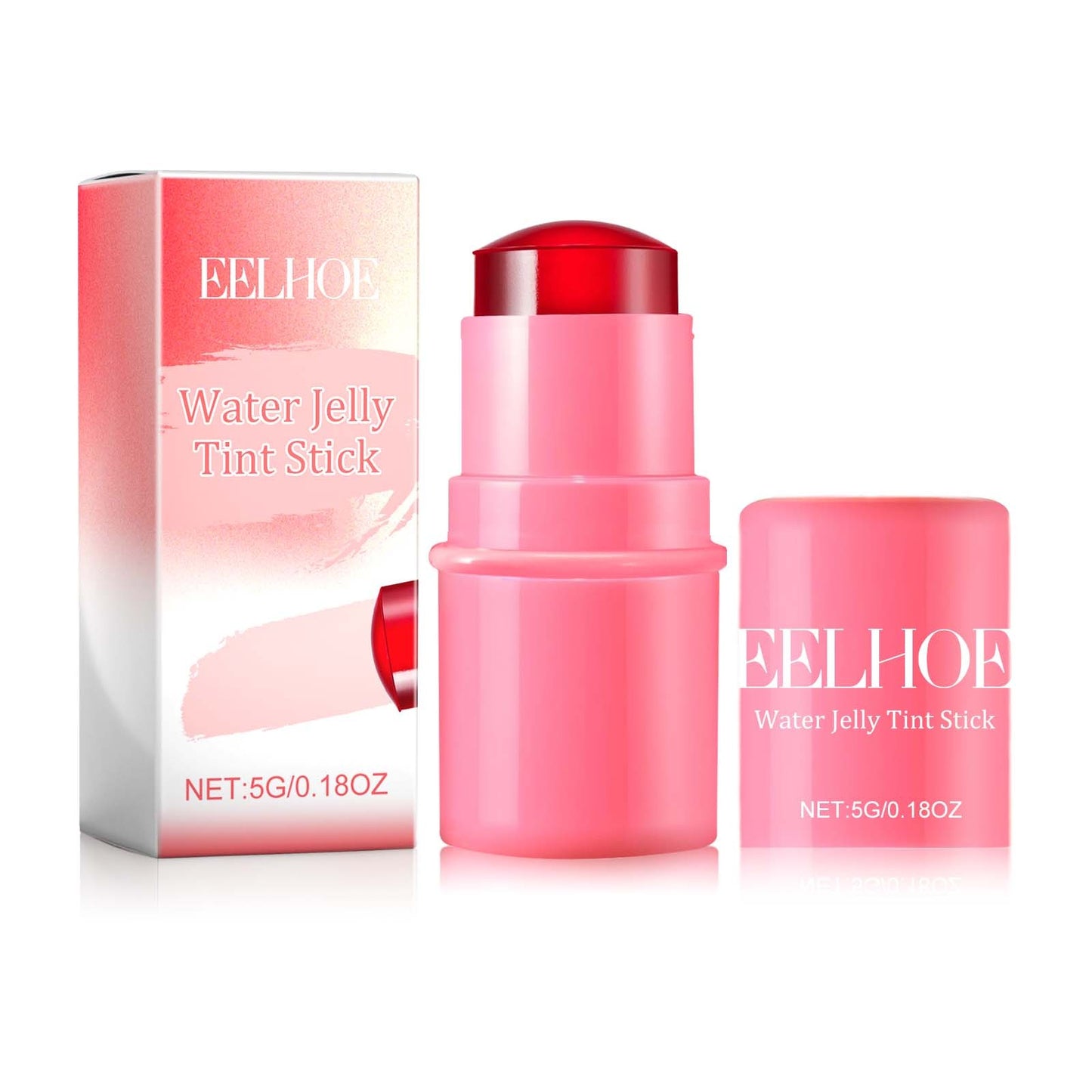 LUNIVA CARE USA Water Jelly Tint Stick lip gloss with long-lasting natural makeup tint in pink packaging