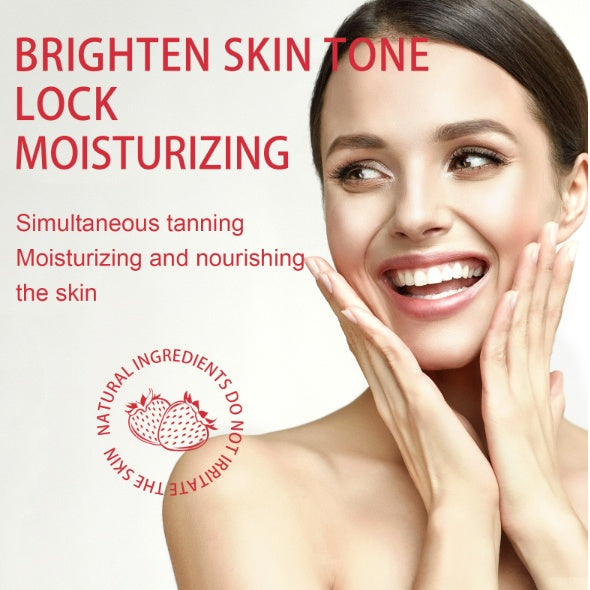 LUNIVA CARE USA strawberry tanning mist for brightening skin tone and moisturizing