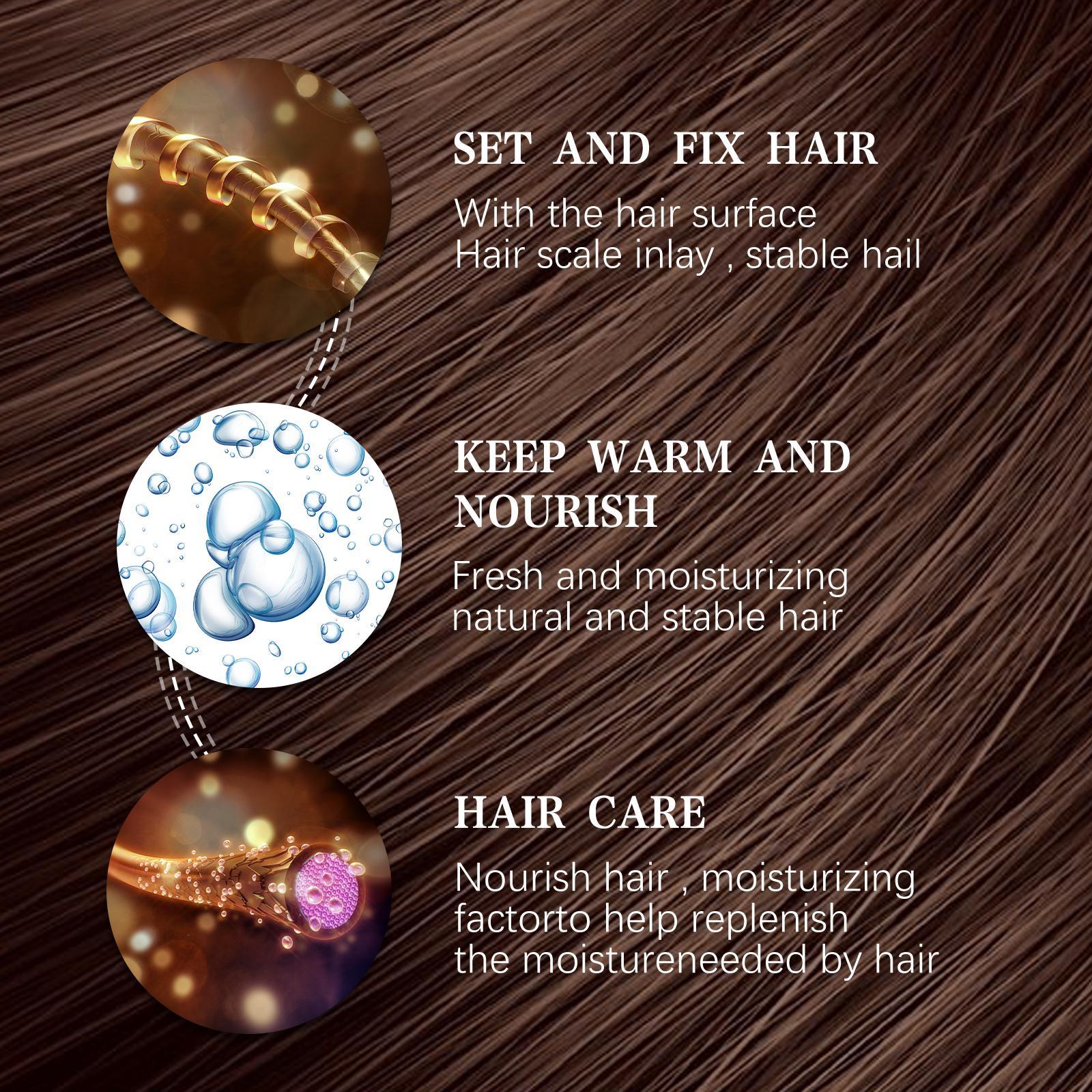 LUNIVA CARE USA volumizing hair setting spray benefits including hair setting, nourishment, and moisture care