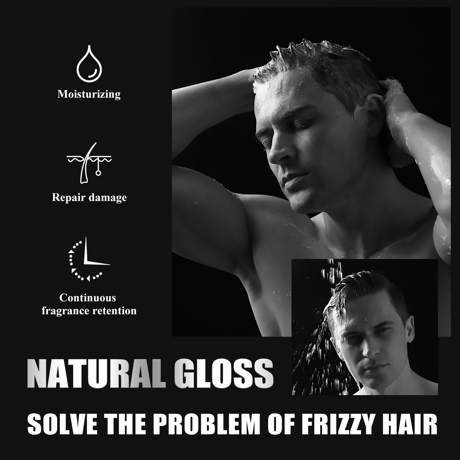LUNIVA CARE USA volumizing hair setting spray promoting natural gloss and frizz control for men