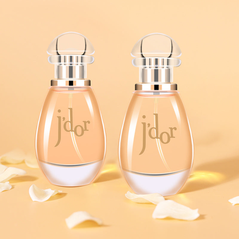 LUNIVA CARE USA best gentle perfume for sensitive skin in elegant glass bottles with soft peach fragrance