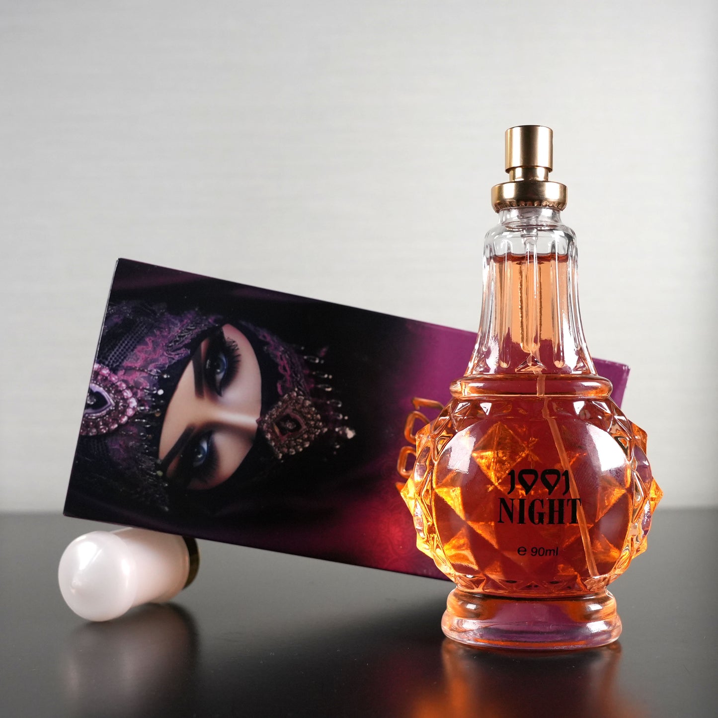 LUNIVA CARE USA luxury self-care perfume for women in an ornate glass bottle with amber liquid