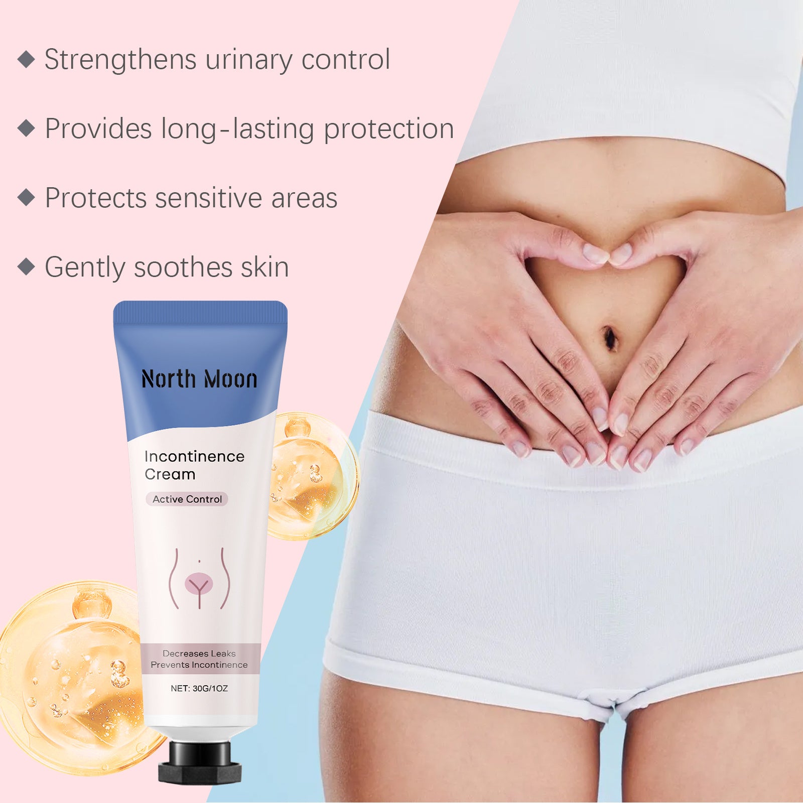 LUNIVA CARE USA gentle hydrating body lotion for urinary control and soothing sensitive skin