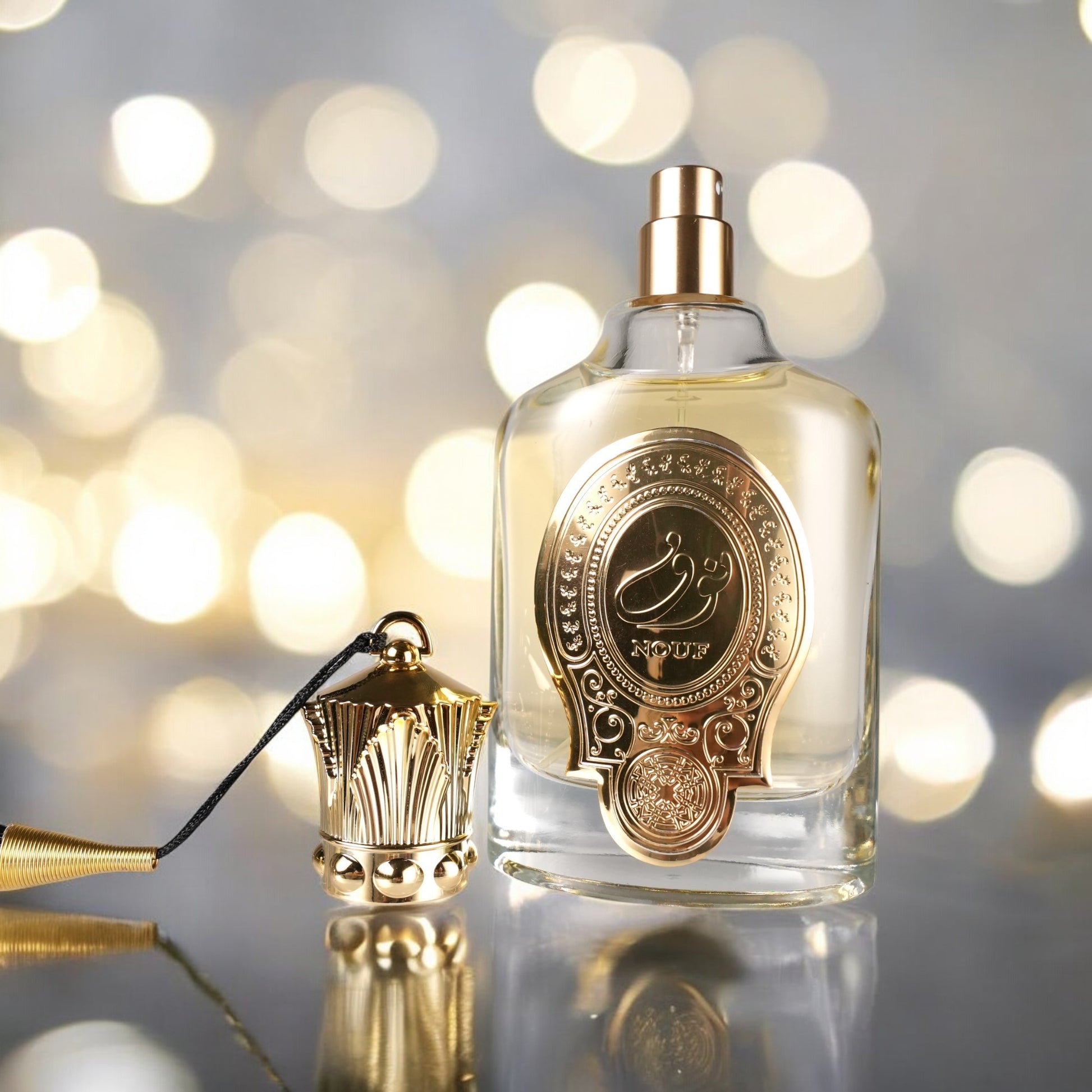 LUNIVA CARE USA long-lasting niche perfume bottle with gold accents luxury fragrance for women