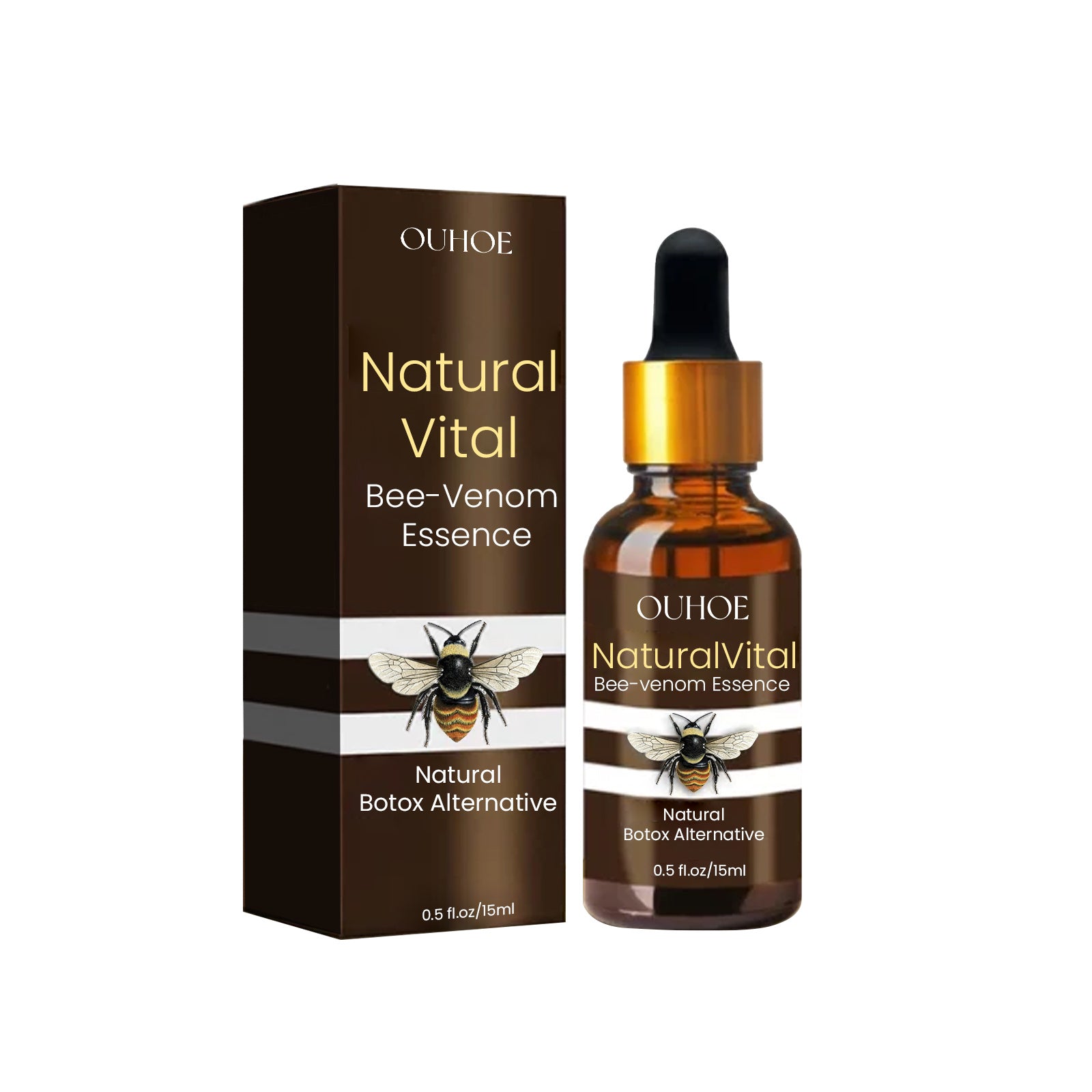 LUNIVA CARE USA best anti-aging moisturizer for women Natural Vital Bee-Venom Essence bottle and box