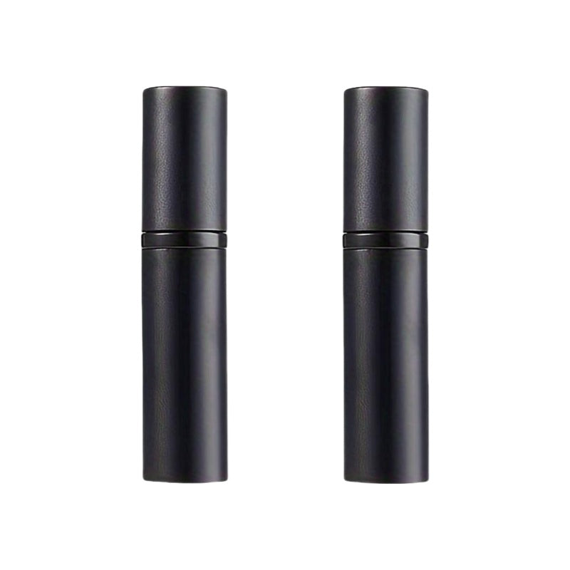 LUNIVA CARE USA black refillable perfume spray bottles for travel accessories set of two