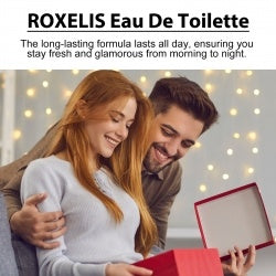 LUNIVA CARE USA Roxelis Eau De Toilette natural scent men's perfume gift box with smiling couple