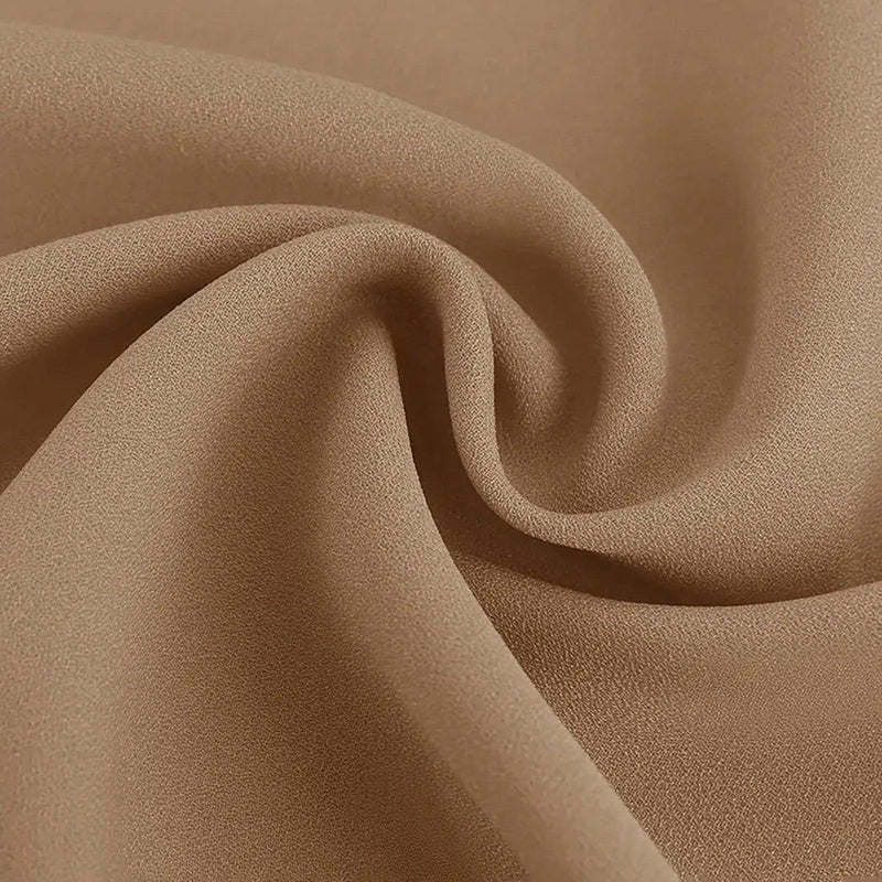 Smooth beige fabric texture for sequin evening cocktail dress for women by LUNIVA CARE USA