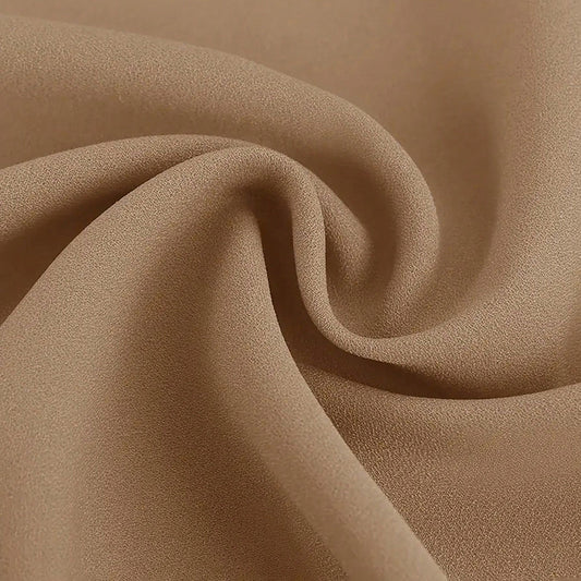 Smooth beige fabric texture for sequin evening cocktail dress for women by LUNIVA CARE USA