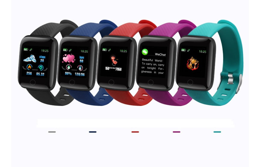 LUNIVA CARE USA smart fitness bands activity tracker with heart and blood pressure sensor in multiple colors
