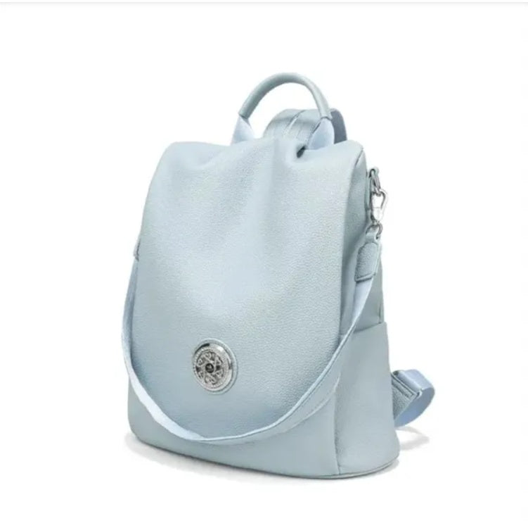 LUNIVA CARE USA women’s large capacity stylish shoulder bag in light blue with modern design