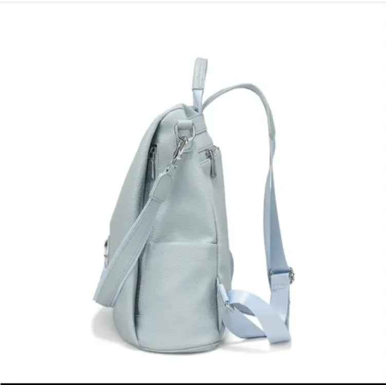 LUNIVA CARE USA large capacity stylish shoulder bag in light blue with adjustable straps