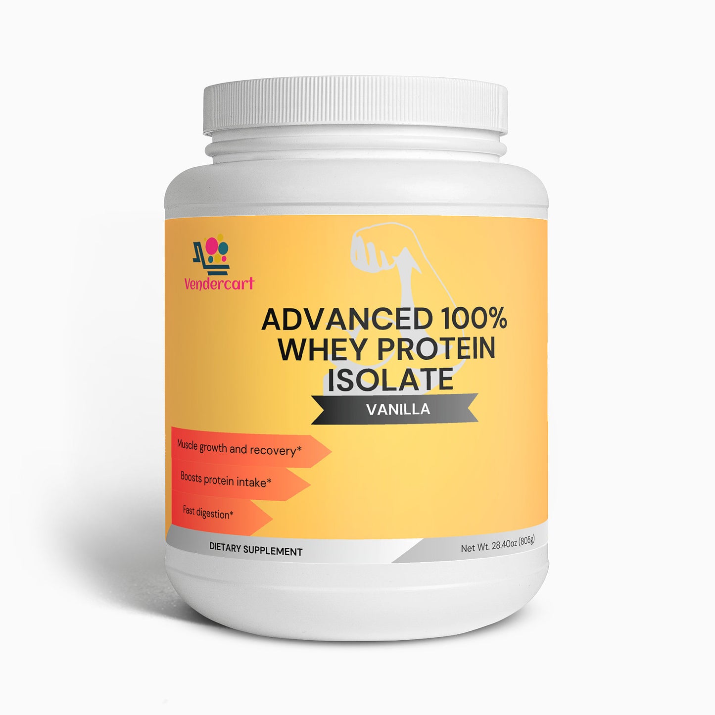 LUNIVA CARE USA advanced 100% whey protein isolate vanilla flavor for whey protein for lean muscle recovery
