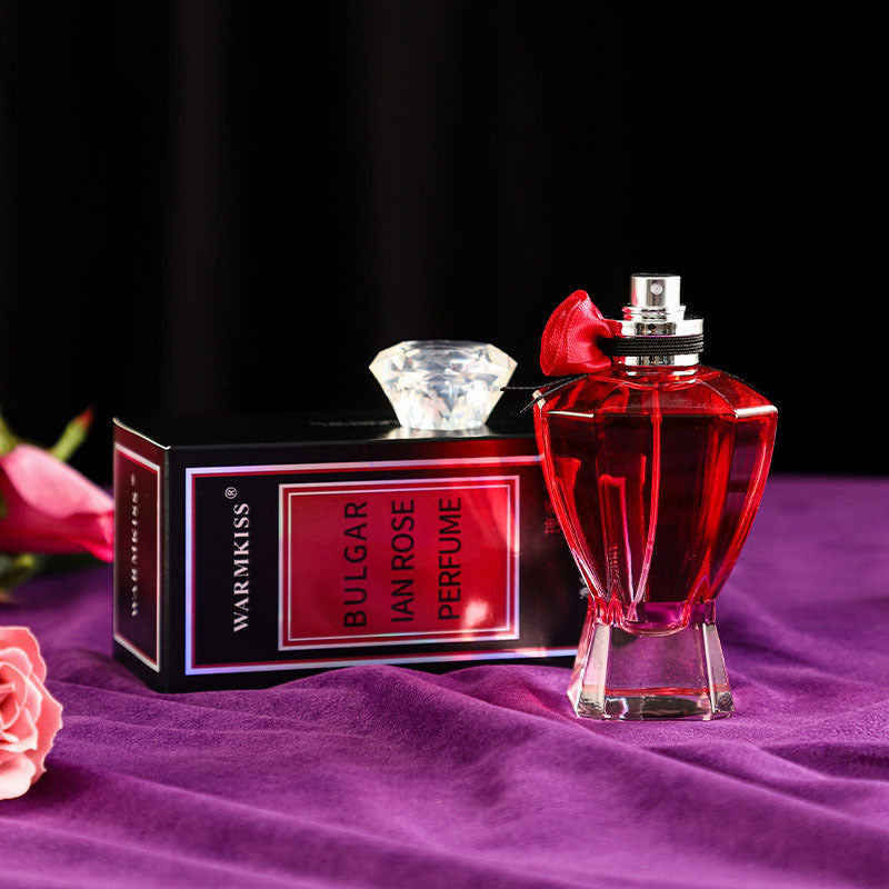 Giftable luxury perfume for her by Luniva Care USA with floral scent in elegant red bottle and black box