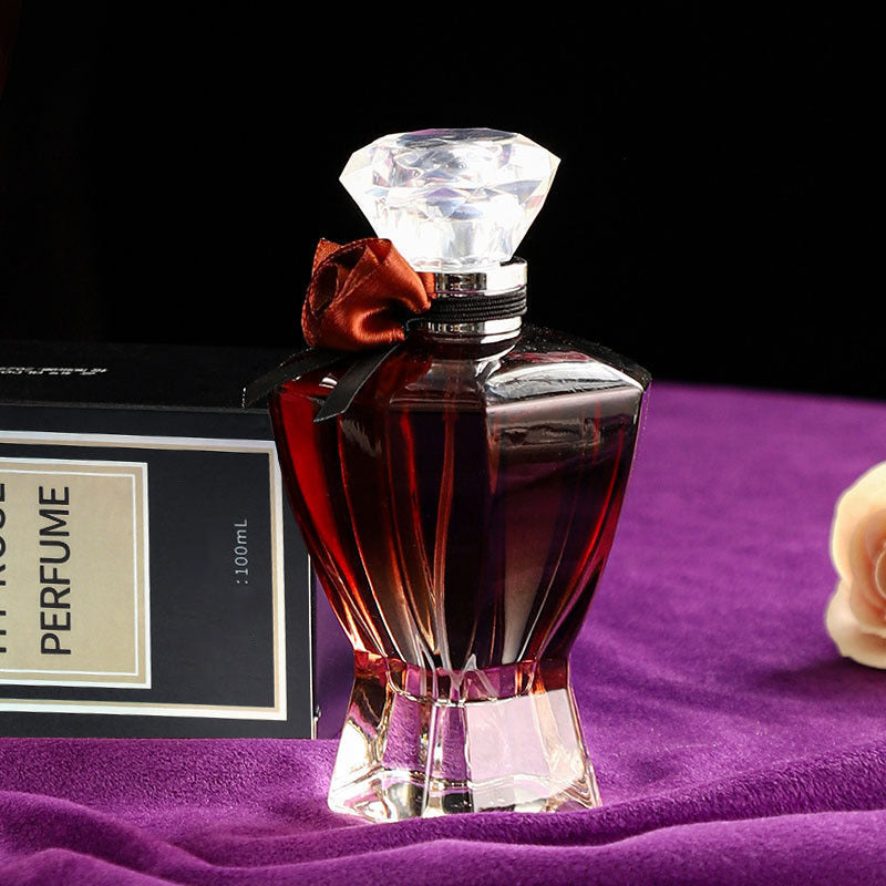 LUNIVA CARE USA floral scent giftable luxury perfume for her in elegant glass bottle with crystal cap