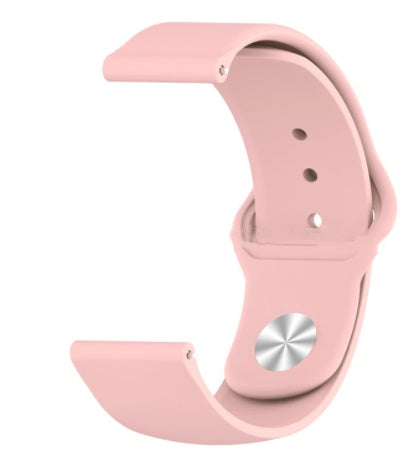 LUNIVA CARE USA pink silicone replacement strap for waterproof fitness watch with heart rate monitor